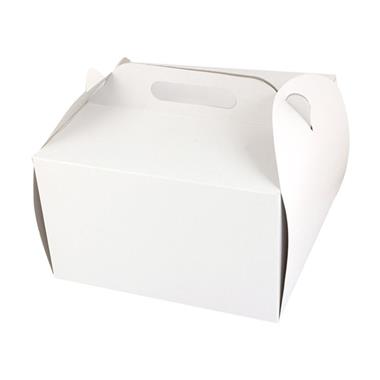 Karton składany na tort biały 26x26x15cm, mikrofala (opak.50 szt) KAT 